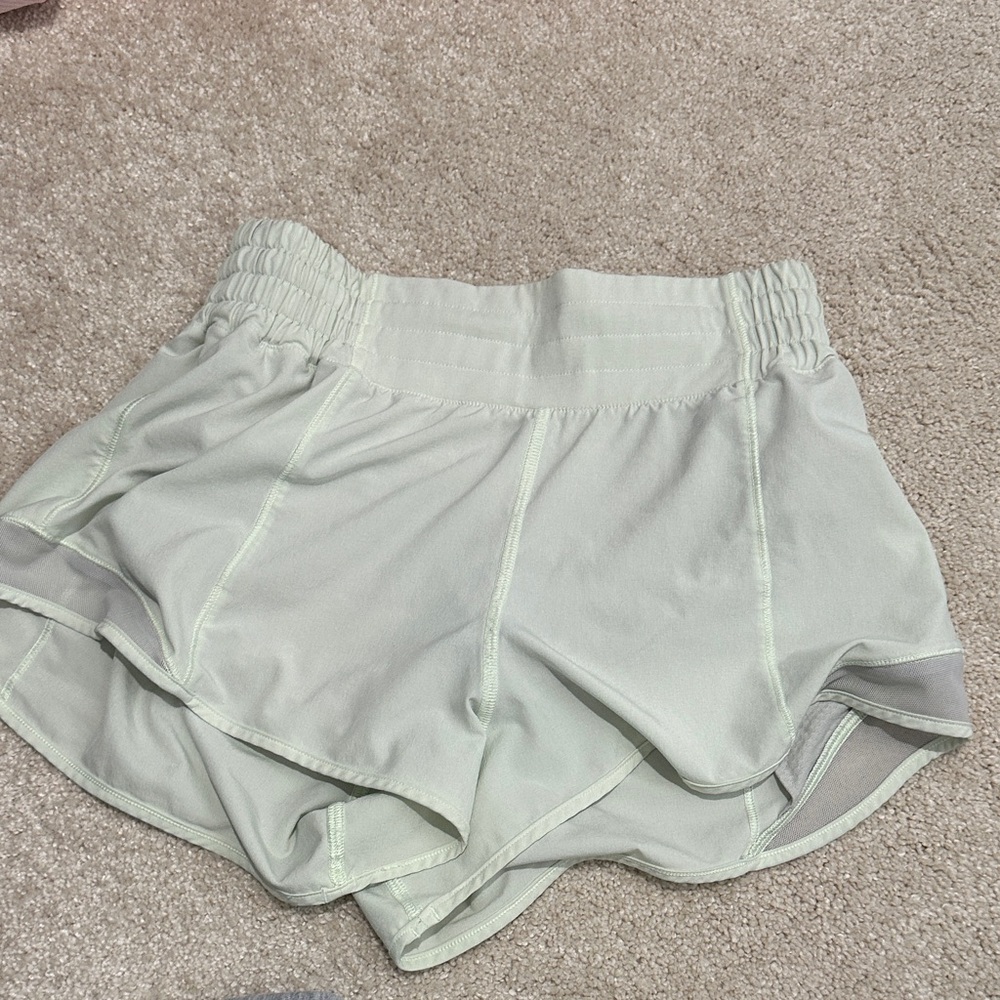 Lululemon Athletica Light Gray Athletic Shorts